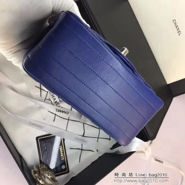 香奈兒CHANEL 升級版V線1115進口小羊皮全新經典單肩斜挎鏈條包 DSC1507